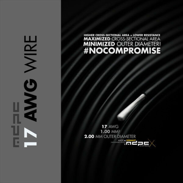MDPC-X 17 AWG Black vezeték
