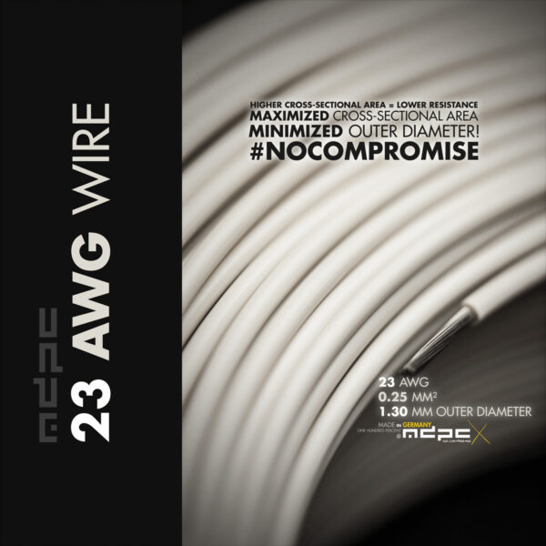 MDPC-X 23 AWG C-White vezeték
