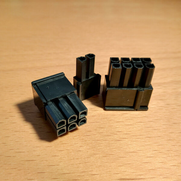 6+2 pin PCIE male csatlakozó