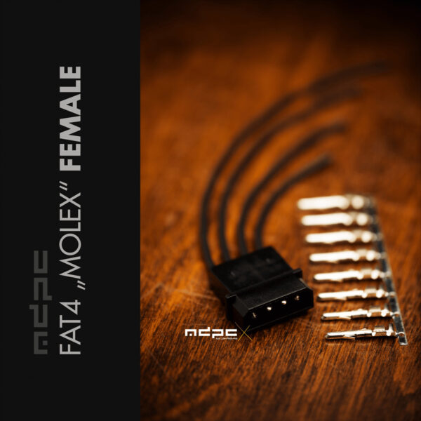 Molex female csatlakozó