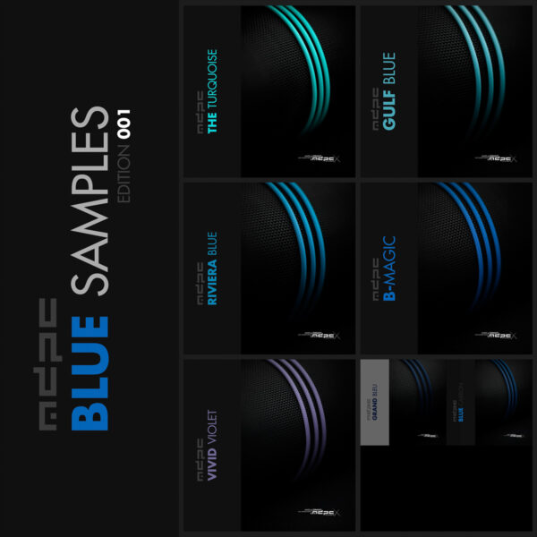 BLUE E001 kábelharisnya mintacsomag