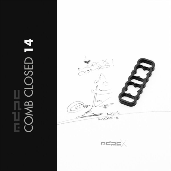 KÁBELFÉSŰ FEKETE ZÁRT 14