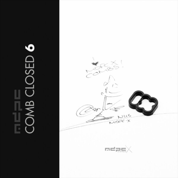 KÁBELFÉSŰ FEKETE ZÁRT 6