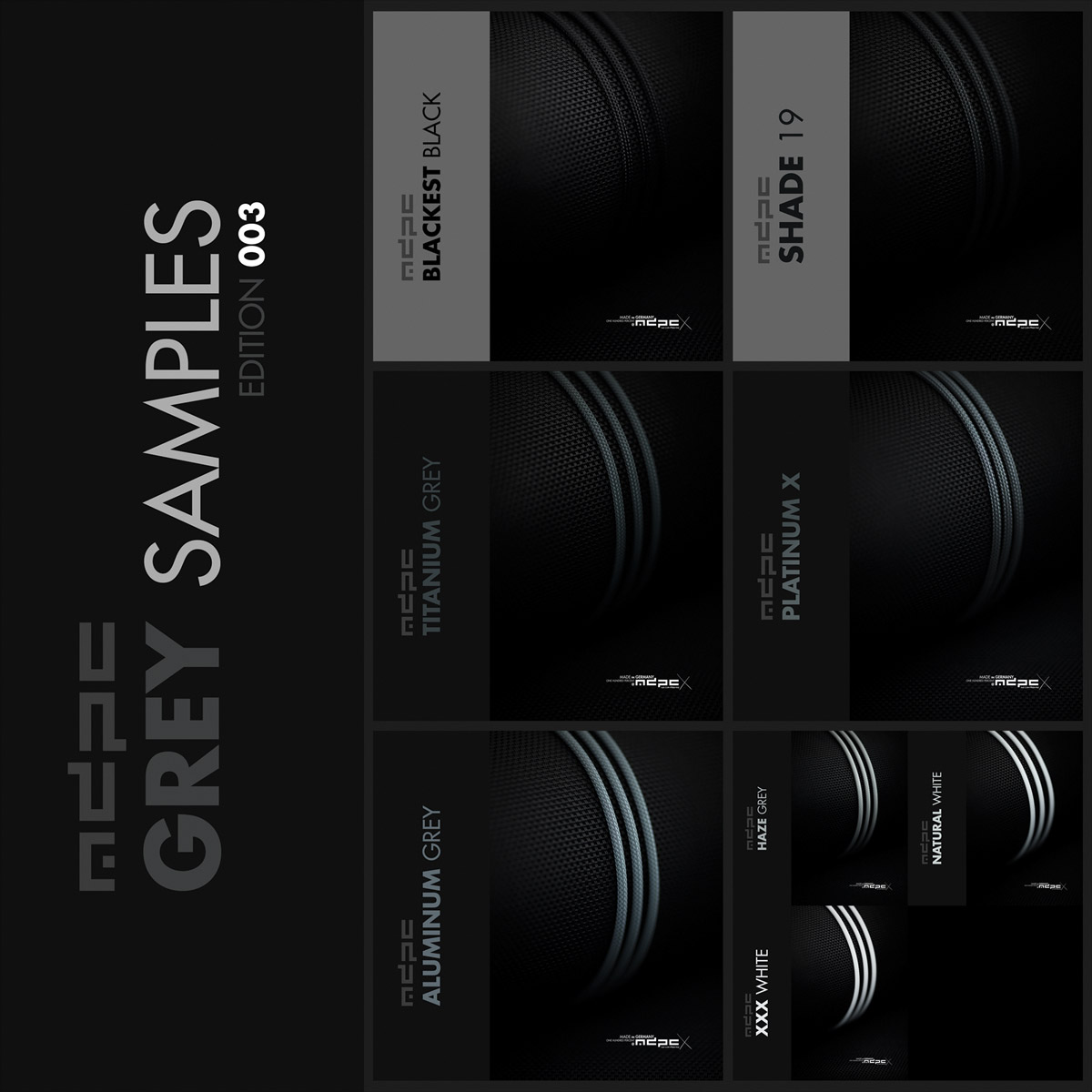 GREY E003 kábelharisnya mintacsomag 1 GREY E003 kábelharisnya mintacsomag