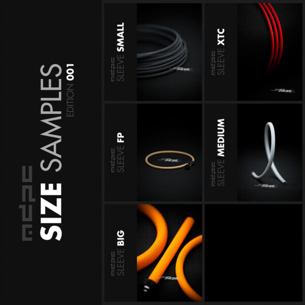 SIZE E001 kábelharisnya mintacsomag